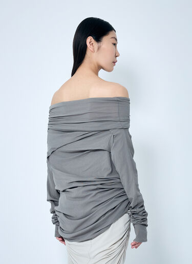Bound Long Sleeve Top Entire Studios Bound Long Sleeve Top Grey ent0258004