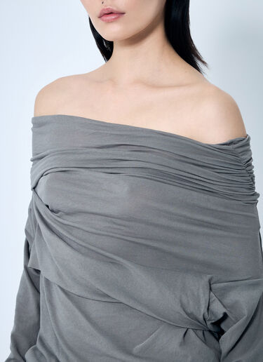 Bound Long Sleeve Top Entire Studios Bound Long Sleeve Top Grey ent0258004