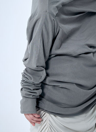 Bound Long Sleeve Top Entire Studios Bound Long Sleeve Top Grey ent0258004