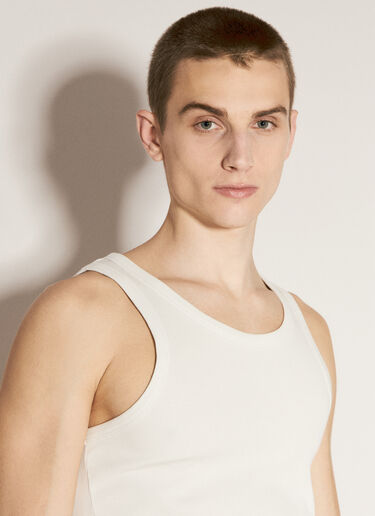 Entire Studios Rib Tank Top White ent0355006