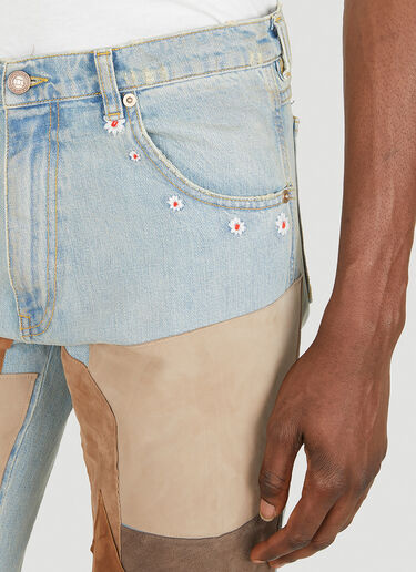 Patchwork Jeans ERL Patchwork Jeans Blue erl0147005