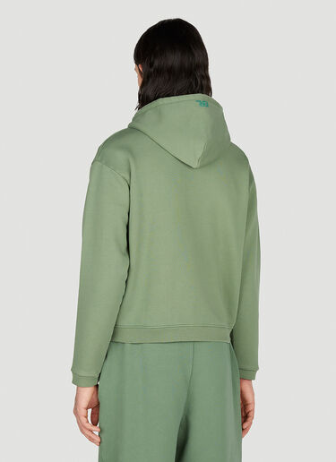 Zip Up Hooded Sweatshirt ERL Zip Up Hooded Sweatshirt Green erl0152003