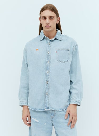 x Levis Denim Overshirt ERL x Levis Denim Overshirt Blue erl0154020