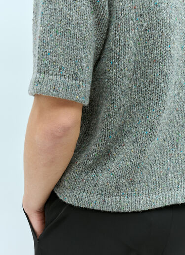 Knit Polo Shirt ERL Knit Polo Shirt Grey erl0156008