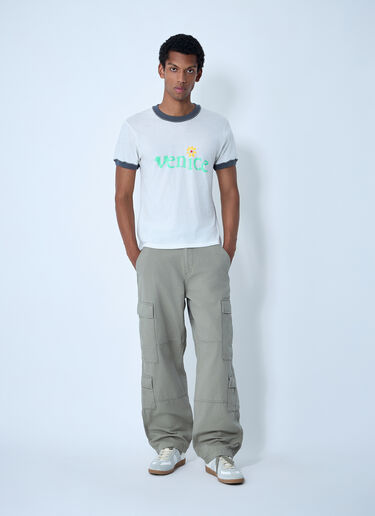 Logo Motif T-Shirt ERL Logo Motif T-Shirt White erl0156016