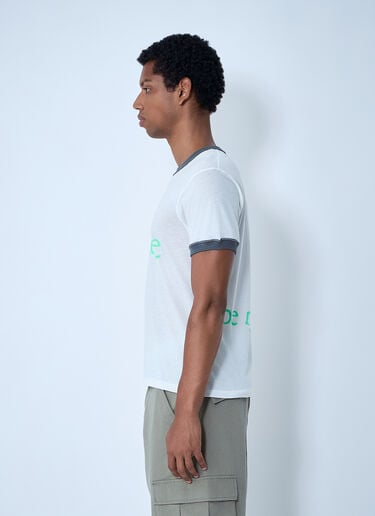 ERL Logo Motif T-Shirt White erl0156016