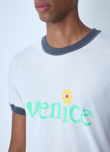 Logo Motif T-Shirt ERL Logo Motif T-Shirt White erl0156016