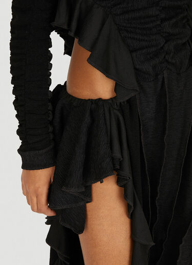 Cut Out シャーリングキワンピース Ester Manas Cut Out シャーリングキワンピース ブラック est0250002
