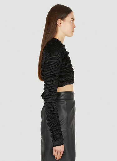 Ruched Top Ester Manas Ruched Top Black est0250008
