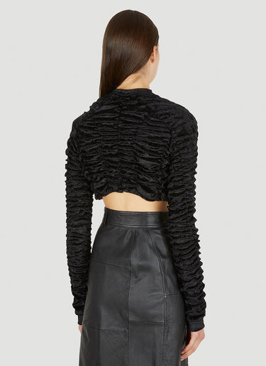 Ruched Top Ester Manas Ruched Top Black est0250008