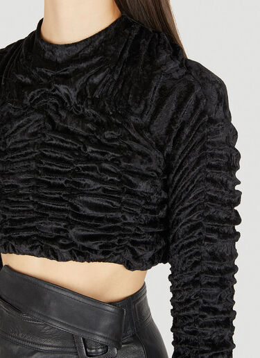 Ruched Top Ester Manas Ruched Top Black est0250008