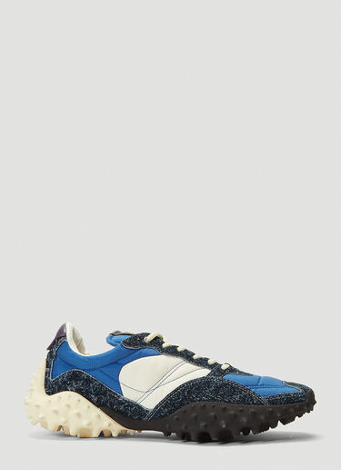 Eytys Fugu Contrast-Panel Sneakers Blue eyt0142019
