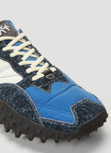 Eytys Fugu Contrast-Panel Sneakers Blue eyt0142019