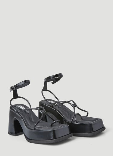 Olympia Platform Sandals Eytys Olympia Platform Sandals Black eyt0249016