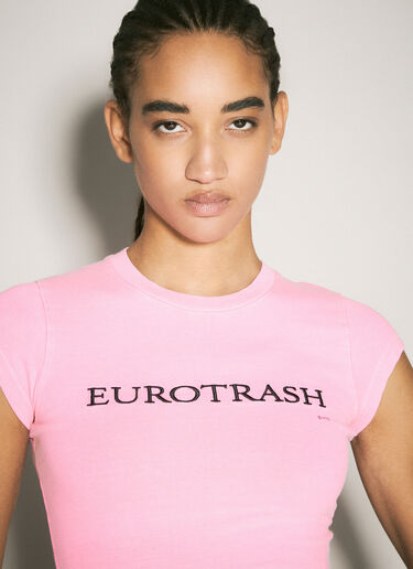 Zion Cropped T-Shirt Eytys Zion Cropped T-Shirt Pink eyt0258012
