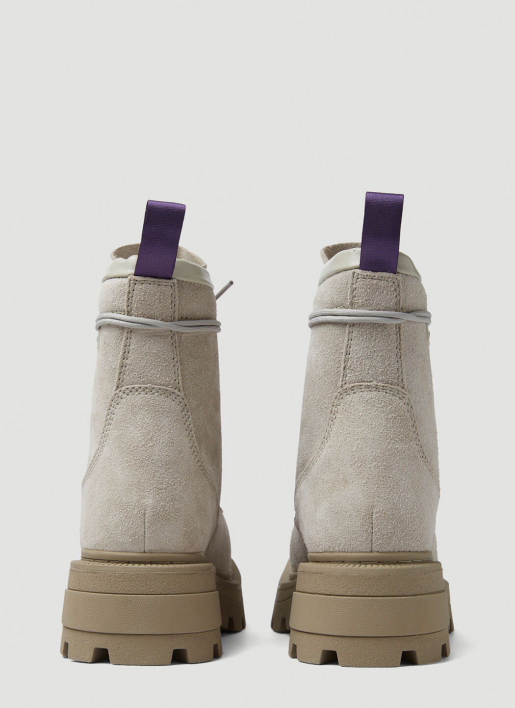 Eytys Michigan Lace Up Boots in White | LN-CC