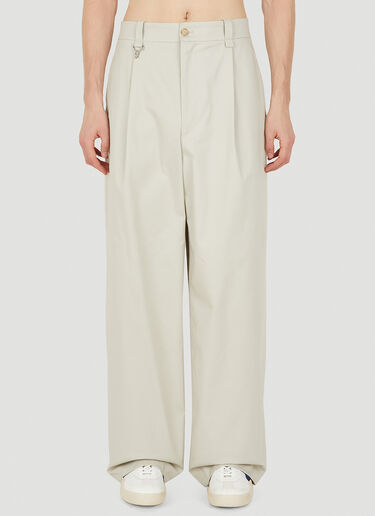 Scout Wide Leg Pants Eytys Scout Wide Leg Pants Light Grey eyt0352007