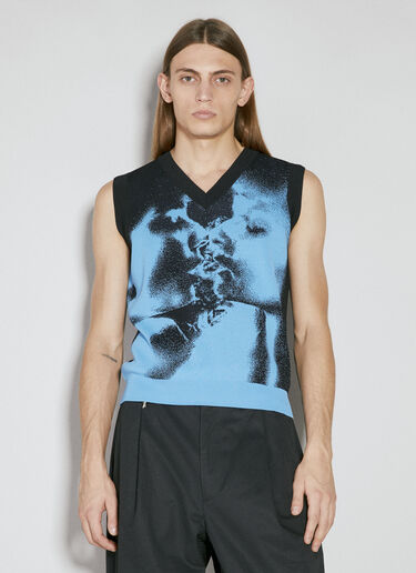 Rui Smoke Knit Vest Eytys Rui Smoke Knit Vest Blue eyt0354013