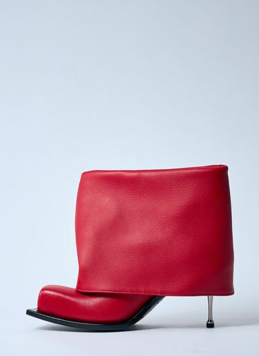 Iman Stiletto Heel Boots Fidan Novruzova Iman Stiletto Heel Boots Red fid0259002