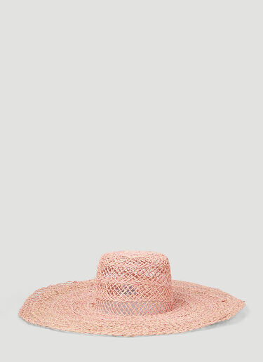 Fulvia Straw Hat Flapper Fulvia Straw Hat Pink fla0248004