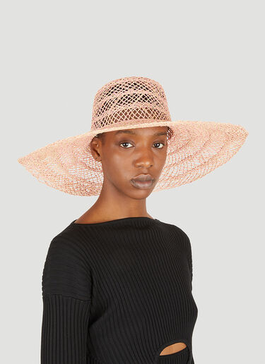 Fulvia Straw Hat Flapper Fulvia Straw Hat Pink fla0248004