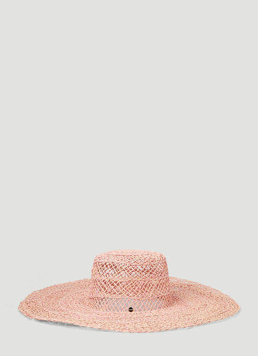 Fulvia Straw Hat Flapper Fulvia Straw Hat Pink fla0248004