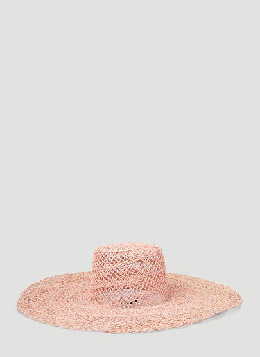Fulvia Straw Hat Flapper Fulvia Straw Hat Pink fla0248004