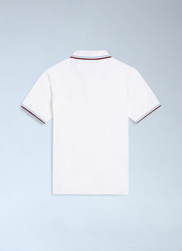 Fred Perry Logo Motif Polo Shirt White fry0162005