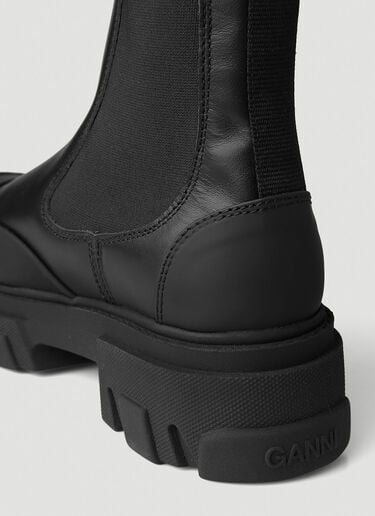 Leather Chelsea Boots GANNI Leather Chelsea Boots Black gan0246038