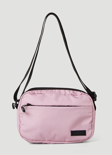 Recycled Festival Shoulder Bag GANNI Recycled Festival Shoulder Bag Pink gan0246047