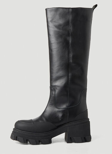 Calf Length Chunky Boots GANNI Calf Length Chunky Boots Black gan0247048
