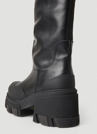 Calf Length Chunky Boots GANNI Calf Length Chunky Boots Black gan0247048