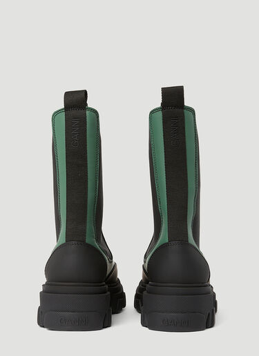 Mid Calf Chelsea Boots GANNI Mid Calf Chelsea Boots Green gan0249061