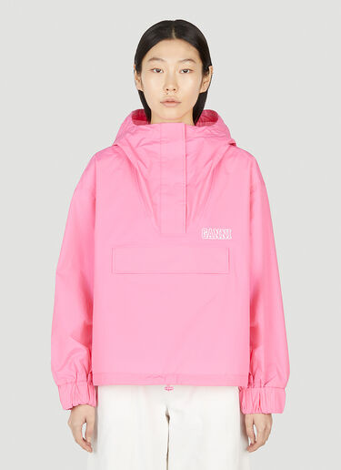 Drop Shoulder Anorak GANNI Drop Shoulder Anorak Pink gan0251001