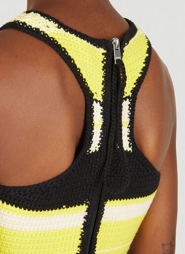 Crochet Bikini Top GANNI Crochet Bikini Top Yellow gan0251061
