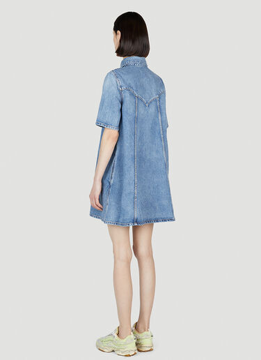 Vintage Wash Mini Dress GANNI Vintage Wash Mini Dress Blue gan0252018