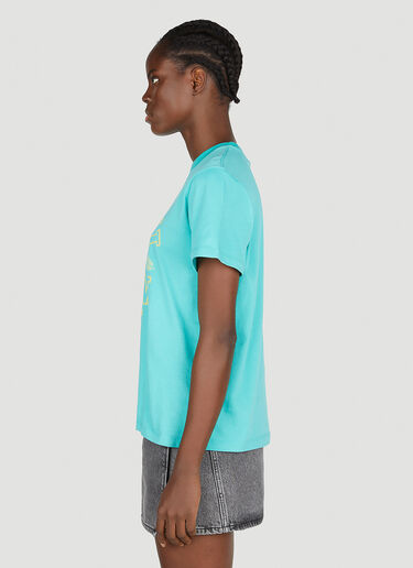 Gym T-shirt GANNI Gym T-shirt Blue gan0252030