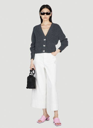 Cropped Jeans GANNI Cropped Jeans White gan0253016