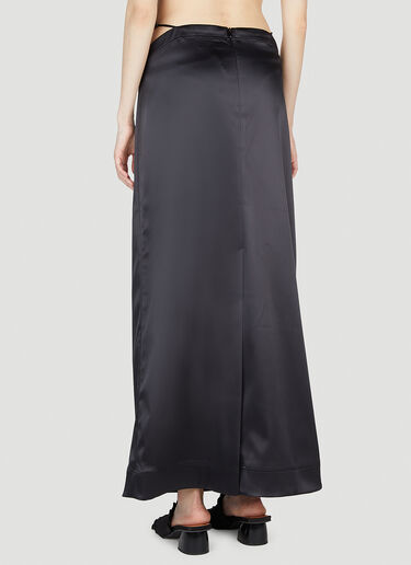 Double Satin Skirt GANNI Double Satin Skirt Black gan0253017