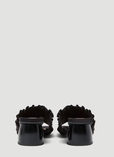Smock Kitten Heel Mules GANNI Smock Kitten Heel Mules Black gan0253029