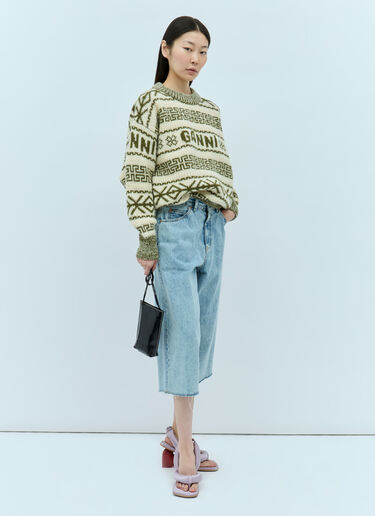 GANNI Banner 小号斜挎包 蓝色 gan0254020