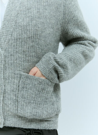 소프트 울 혼방 가디건 GANNI 소프트 울 혼방 가디건 그레이 gan0255033