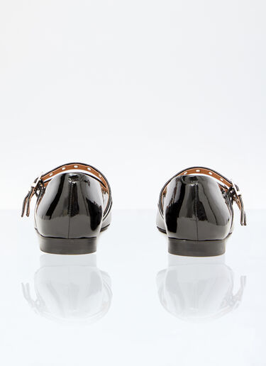 Eyelets Ballerina Flats GANNI Eyelets Ballerina Flats Black gan0256037