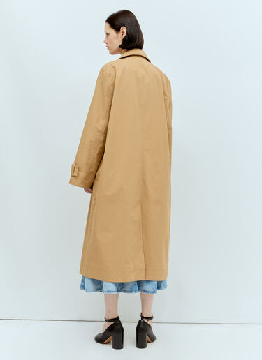 Cotton-Twill Buckle Coat GANNI Cotton-Twill Buckle Coat Beige gan0256051