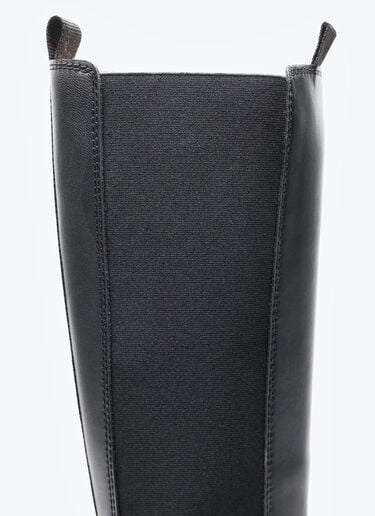 Cleated High Chelsea Boots GANNI Cleated High Chelsea Boots Black gan0257043