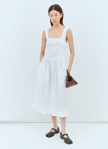 GANNI 스몰 보우 핸드백 브라운 gan0257049