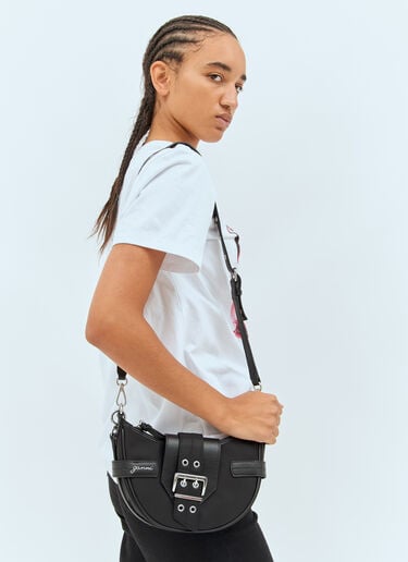 Ganni Small Bucky Crossbody Bag Black gan0258072