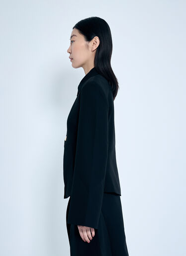 GANNI Light Twill Suiting Blazer Black gan0259032