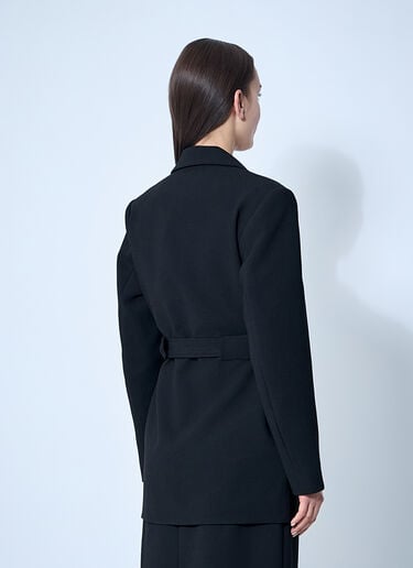 Bonded Crepe Blazer GANNI Bonded Crepe Blazer Black gan0260008