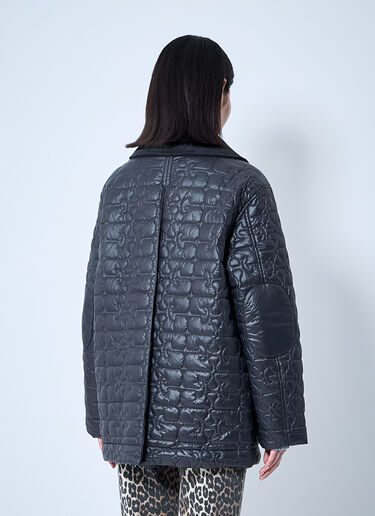 Shiny Quilted Jacket GANNI Shiny Quilted Jacket Black gan0260014